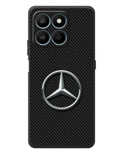 Чохол для Huawei Honor 400 Smart з картинкою «Карбоновий Mercedes стиль» Чохол для Huawei Honor 400 Smart з картинкою «Карбоновий Mercedes стиль»