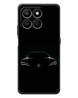 Чохол для Huawei Honor 400 Smart з картинкою «Mercedes — силует авто»
