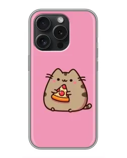 Чехол для Huawei Honor 400 Smart с картинкой «Пушин с пиццей»