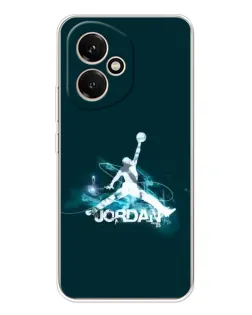 Чехол для Huawei Honor 400 с картинкой «Jordan Blue Fire»