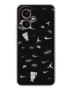 Чехол для Huawei Honor 400 с картинкой «Nike Black Pattern»