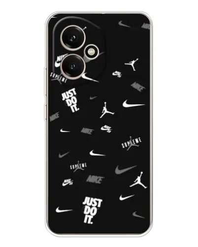 Чехол для Huawei Honor 400 с картинкой «Nike Black Pattern» Чехол для Huawei Honor 400 с картинкой «Nike Black Pattern»
