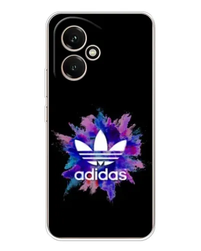 Чехол для Huawei Honor 400 с картинкой «Взрыв красок Adidas»