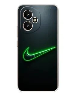 Чехол для Huawei Honor 400 с картинкой «Неоновый контур Nike»