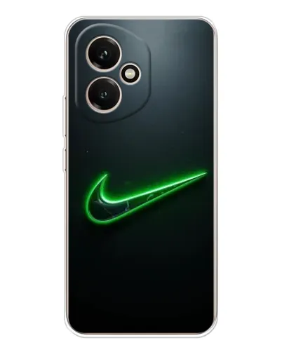 Чехол для Huawei Honor 400 с картинкой «Неоновый контур Nike»