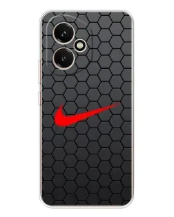 Чехол для Huawei Honor 400 с картинкой «Nike — карбоновая сетка»