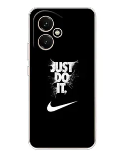 Чехол для Huawei Honor 400 с картинкой «Текстовый принт Nike»