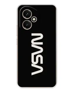 Чехол для Huawei Honor 400 с картинкой «NASA — вертикальный логотип»