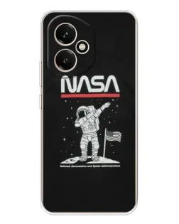Чехол для Huawei Honor 400 с картинкой «NASA — шагаем по Луне»