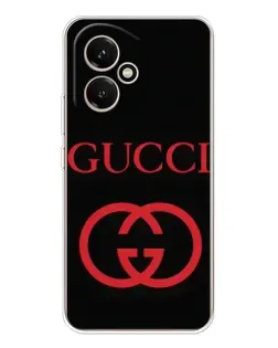 Чехол для Huawei Honor 400 с картинкой «Gucci — красный логотип»