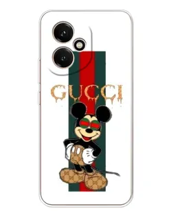 Чехол для Huawei Honor 400 с картинкой «Микки Маус Gucci — полосы»