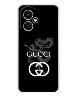 Чехол для Huawei Honor 400 с картинкой «Gucci — серебряная змея»