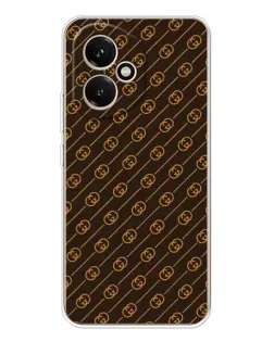 Чехол для Huawei Honor 400 с картинкой «Gucci — золотые диагонали»