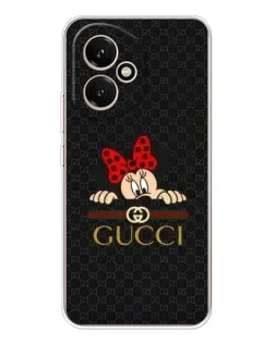 Чехол для Huawei Honor 400 с картинкой «Минни Маус Gucci — черный»