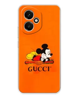Чехол для Huawei Honor 400 с картинкой «Микки Маус Gucci — оранж»