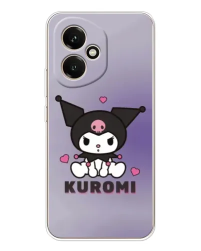 Чехол для Huawei Honor 400 с картинкой «Kuromi — фиолетовый арт»