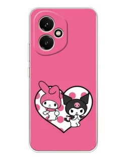 Чехол для Huawei Honor 400 с картинкой «Kuromi и My Melody»