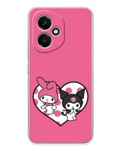 Чехол для Huawei Honor 400 с картинкой «Kuromi и My Melody»