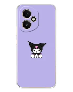 Чехол для Huawei Honor 400 с картинкой «Kuromi — фиолетовый минимализм»