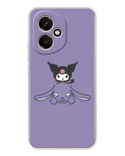 Чехол для Huawei Honor 400 с картинкой «Kuromi на лиловом фоне»