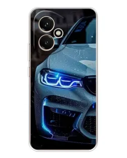 Чехол для Huawei Honor 400 с картинкой «Взгляд BMW с синими фарами»
