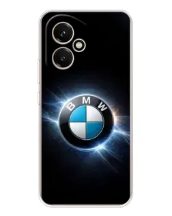 Чехол для Huawei Honor 400 с картинкой «BMW — неоновое сияние»