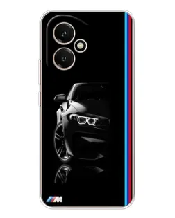 Чехол для Huawei Honor 400 с картинкой «Силуэт BMW в темноте»