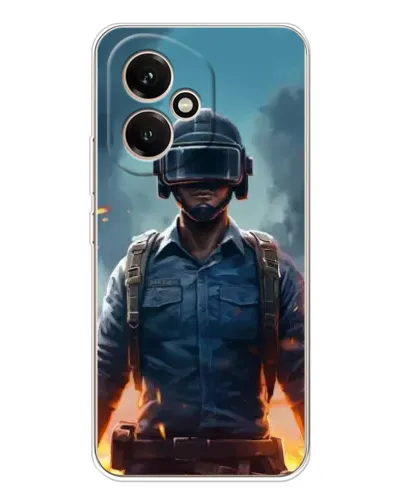 Чехол для Huawei Honor 400 с картинкой «PUBG — реалистичный герой»