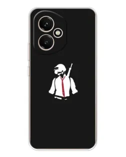 Чехол для Huawei Honor 400 с картинкой «PUBG — силуэт воина»