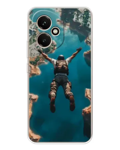 Чехол для Huawei Honor 400 с картинкой «PUBG — свободное падение»