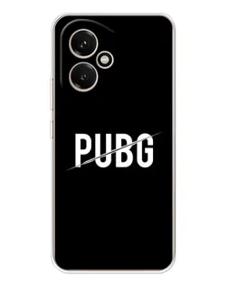 Чехол для Huawei Honor 400 с картинкой «PUBG — белый логотип»