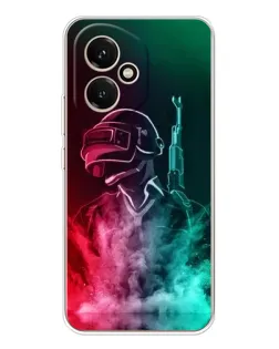 Чехол для Huawei Honor 400 с картинкой «PUBG — огненный воин»