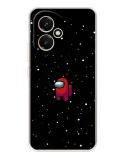 Чехол для Huawei Honor 400 с картинкой «Красный Among Us»