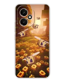 Чехол для Huawei Honor 400 с картинкой «Поле подсолнухов»