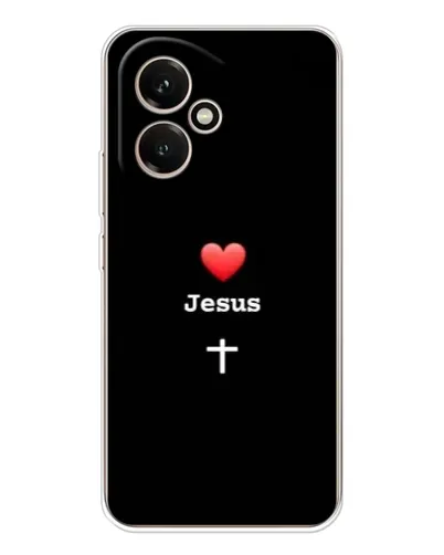 Чехол для Huawei Honor 400 с картинкой «Сердце - Jesus»