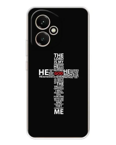 Чохол для Huawei Honor 400 з картинкою «Текстовий хрест» Чохол для Huawei Honor 400 з картинкою «Текстовий хрест»