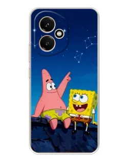 Чехол для Huawei Honor 400 с картинкой «Губка Боб и Патрик ночью» Чехол для Huawei Honor 400 с картинкой «Губка Боб и Патрик ночью»