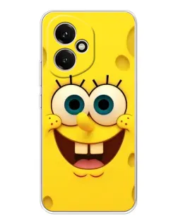 Чехол для Huawei Honor 400 с картинкой «Губка Боб улыбка»