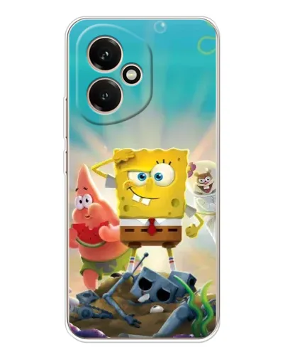 Чехол для Huawei Honor 400 с картинкой «Спанч Боб победитель»