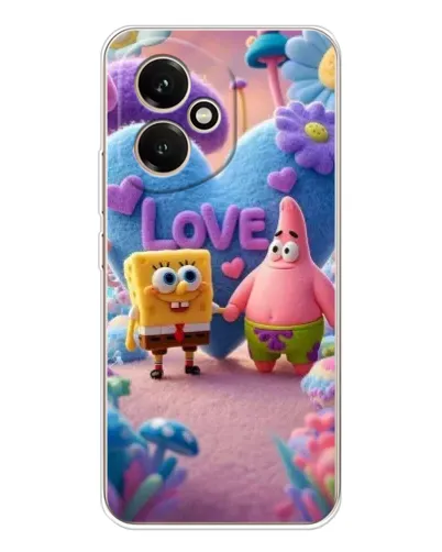 Чехол для Huawei Honor 400 с картинкой «Губка Боб Патрик»