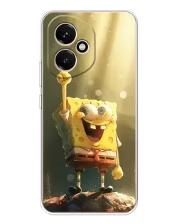 Чехол для Huawei Honor 400 с картинкой «Сияющий Спанч Боб»