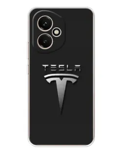 Чехол для Huawei Honor 400 с картинкой «Стальной логотип Tesla» Чехол для Huawei Honor 400 с картинкой «Стальной логотип Tesla»