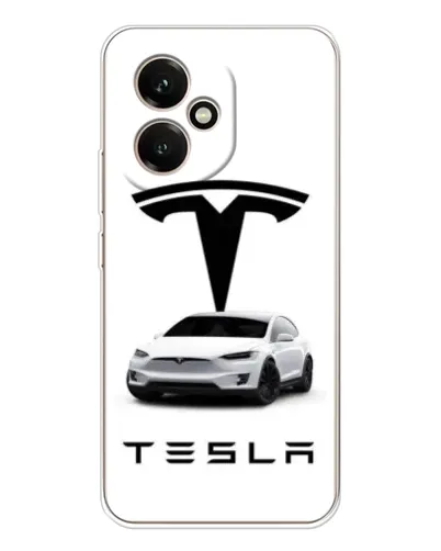 Чехол для Huawei Honor 400 с картинкой «Tesla White Style»