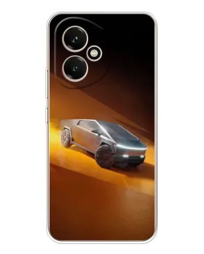 Чехол для Huawei Honor 400 с картинкой «Cybertruck в пустыне»