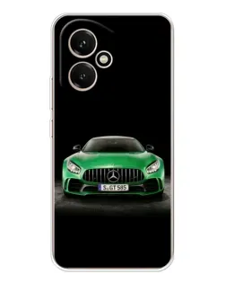 Чехол для Huawei Honor 400 с картинкой «Mercedes — неоновый лого»