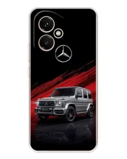 Чехол для Huawei Honor 400 с картинкой «Mercedes G-Class красный»