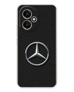 Чехол для Huawei Honor 400 с картинкой «Карбоновый Mercedes стиль»