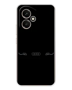 Чехол для Huawei Honor 400 с картинкой «Audi — световой подпись»