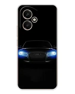 Чехол для Huawei Honor 400 с картинкой «Audi в неоне»