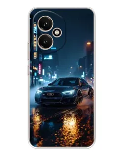Чехол для Huawei Honor 400 с картинкой «Ночной город и Audi»